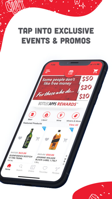 Emulate iPhone app BottleRover: Alcohol Delivery using MyAndroid Emulate iPhone app BottleRover: Alcohol Delivery using MyAndroid