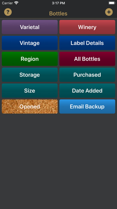 Emulate iPhone app Bottles - Wine Cellar Manager using MyAndroid Emulate iPhone app Bottles - Wine Cellar Manager using MyAndroid