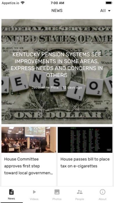 Emulate iPhone app Bottom Line KY using MyAndroid