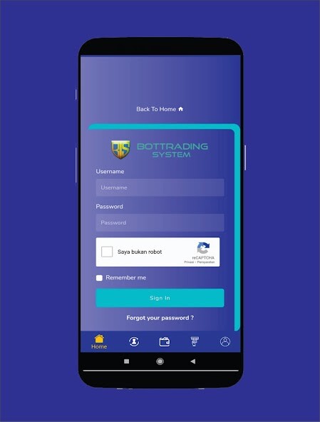 Run android online APK bottradingsystem from MyAndroid or emulate bottradingsystem using MyAndroid