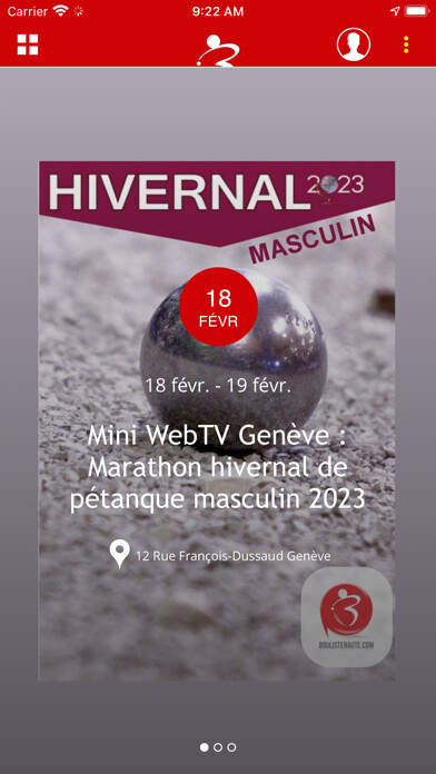 Emulate iPhone app Boulistenaute pétanque using MyAndroid Emulate iPhone app Boulistenaute pétanque using MyAndroid