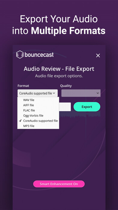 Emulate iPhone app BounceCast using MyAndroid