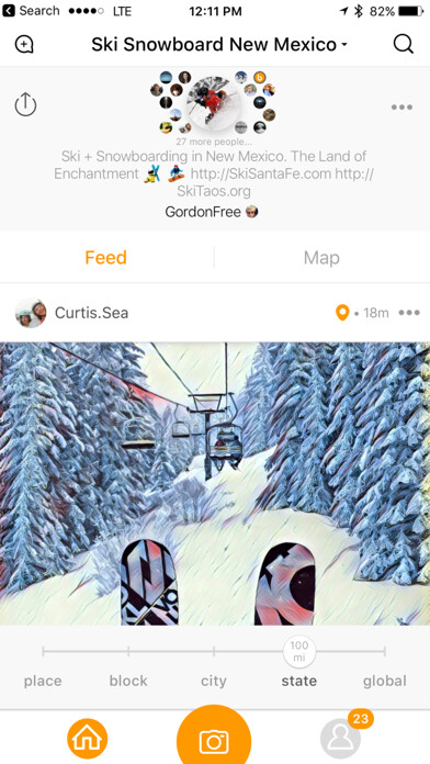 Emulate iPhone app BounceChat - Connecting Community & Culture Nearby using MyAndroid