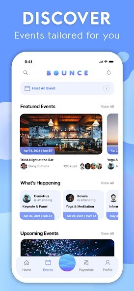 Run android online APK Bounce: Events Payments from MyAndroid or emulate Bounce: Events Payments using MyAndroid Run android online APK Bounce: Events Payments from MyAndroid or emulate Bounce: Events Payments using MyAndroid