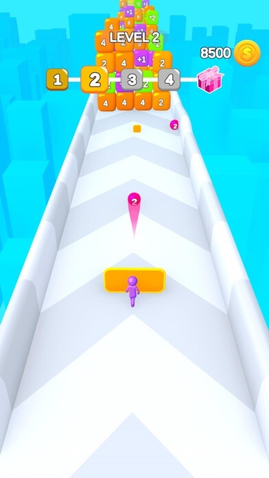 Emulate iPhone app Bouncing Balls 2048 using MyAndroid
