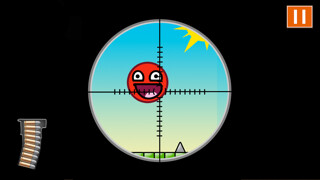 Emulate iPhone app Bouncing Red-Ball Sniper Drop Game - The Top Fun Spikes Shooter Games For Teens Boys & Kids Free using MyAndroid