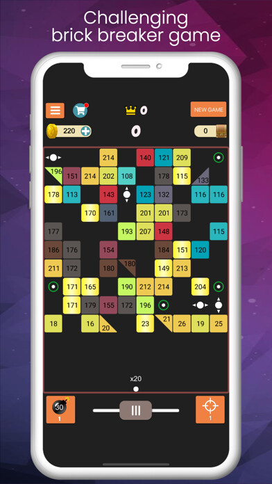 Emulate iPhone app Bouncy Balls - Brick Breaker using MyAndroid Emulate iPhone app Bouncy Balls - Brick Breaker using MyAndroid