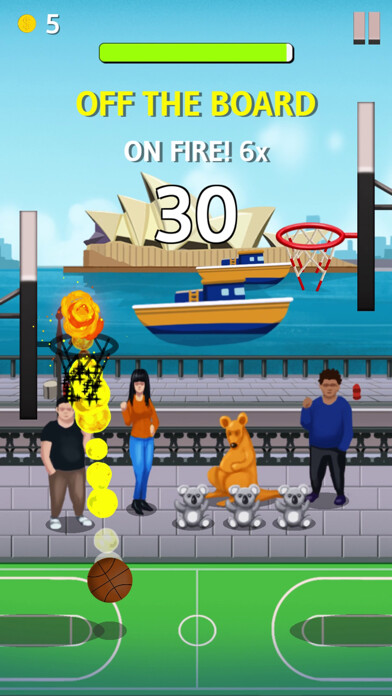 Emulate iPhone app Bouncy Basket: Trick Shot King using MyAndroid Emulate iPhone app Bouncy Basket: Trick Shot King using MyAndroid