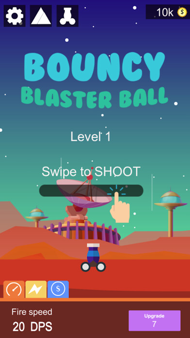 Emulate iPhone app Bouncy Blaster Ball using MyAndroid