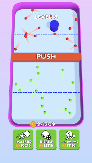 Emulate iPhone app Bouncy Push using MyAndroid