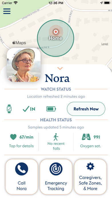 Emulate iPhone app BoundaryCare Watch-Based GPS using MyAndroid Emulate iPhone app BoundaryCare Watch-Based GPS using MyAndroid
