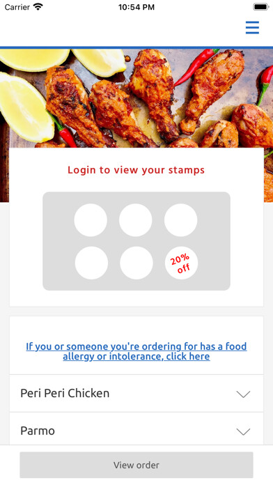 Emulate iPhone app Boundary Grill Peri Peri using MyAndroid Emulate iPhone app Boundary Grill Peri Peri using MyAndroid