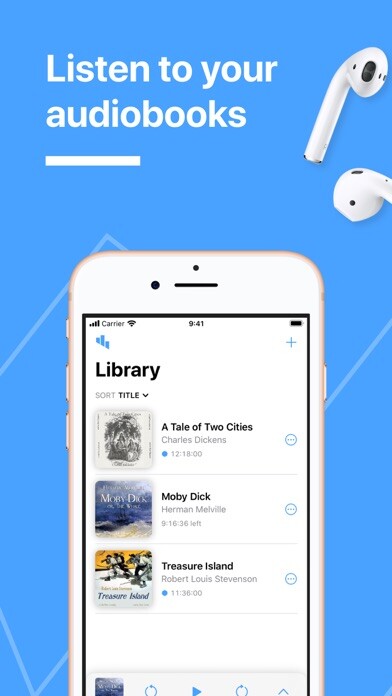 Emulate iPhone app Bound - Audiobook Player using MyAndroid