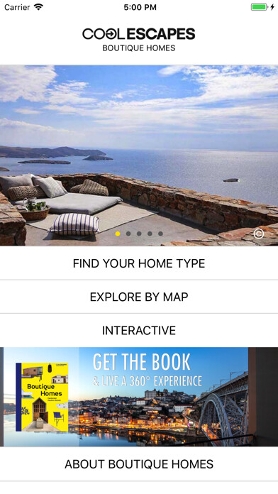 Emulate iPhone app Boutique Homes using MyAndroid