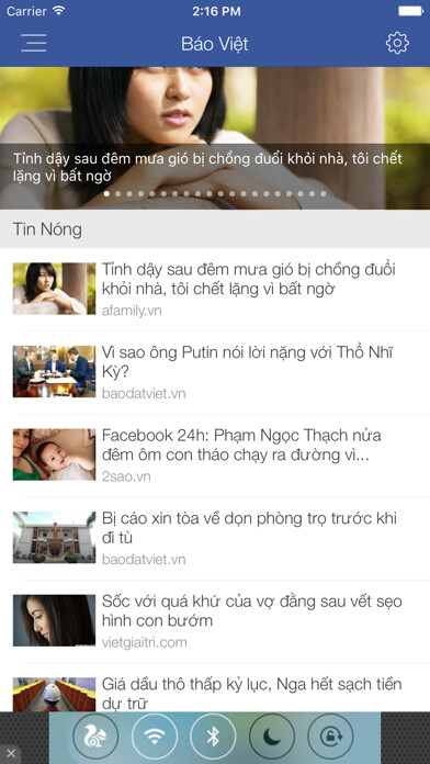 Emulate iPhone app Báo Việt using MyAndroid Emulate iPhone app Báo Việt using MyAndroid