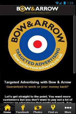 Emulate Android APK Bow and Arrow Advertising