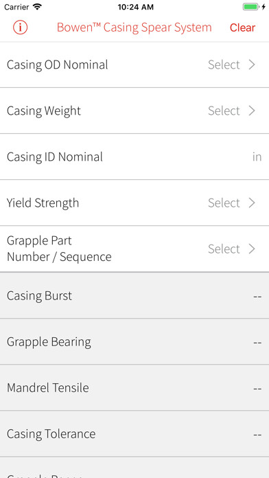 Emulate iPhone app Bowen Casing Spear Calculator using MyAndroid Emulate iPhone app Bowen Casing Spear Calculator using MyAndroid