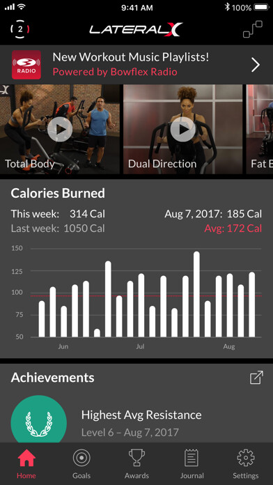 Emulate iPhone app Bowflex® LateralX® using MyAndroid Emulate iPhone app Bowflex® LateralX® using MyAndroid