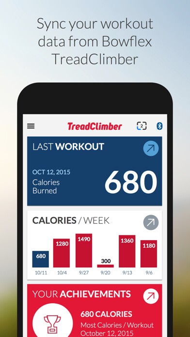 Emulate iPhone app Bowflex® TreadClimber® using MyAndroid Emulate iPhone app Bowflex® TreadClimber® using MyAndroid