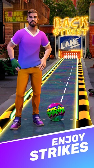 Emulate iPhone app Bowling Сlash: New Legends using MyAndroid