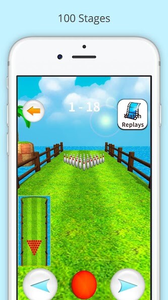 Emulate iPhone app Bowling Puzzle 2 using MyAndroid