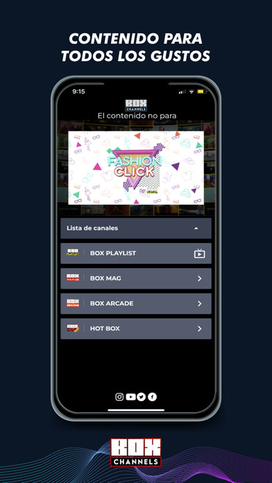 Emulate iPhone app Box Channels using MyAndroid