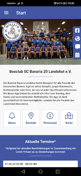 Run android online APK Box-Club SC Bavaria Landshut from MyAndroid or emulate Box-Club SC Bavaria Landshut using MyAndroid