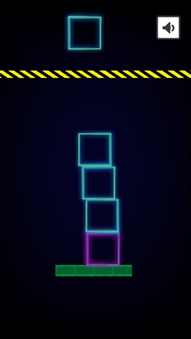 Emulate iPhone app Box Drop Puzzle Games : tower square game - free using MyAndroid