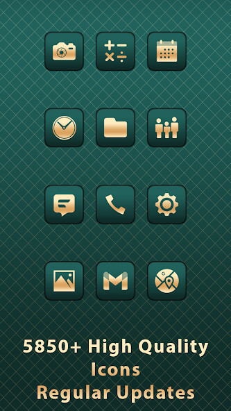 Run android online APK Boxed Golden Emerald Icons from MyAndroid or emulate Boxed Golden Emerald Icons using MyAndroid