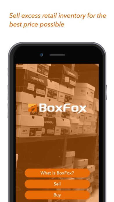Emulate iPhone app BoxFox - Buy and Sell Retail using MyAndroid