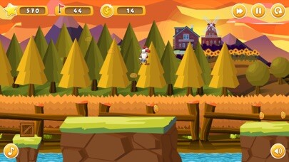 Emulate iPhone app Boxing Chicken Running Games - run and jump game using MyAndroid