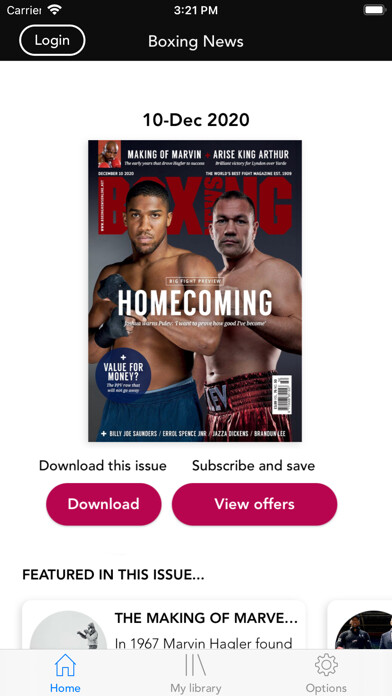 Emulate iPhone app BOXING NEWS. using MyAndroid Emulate iPhone app BOXING NEWS. using MyAndroid