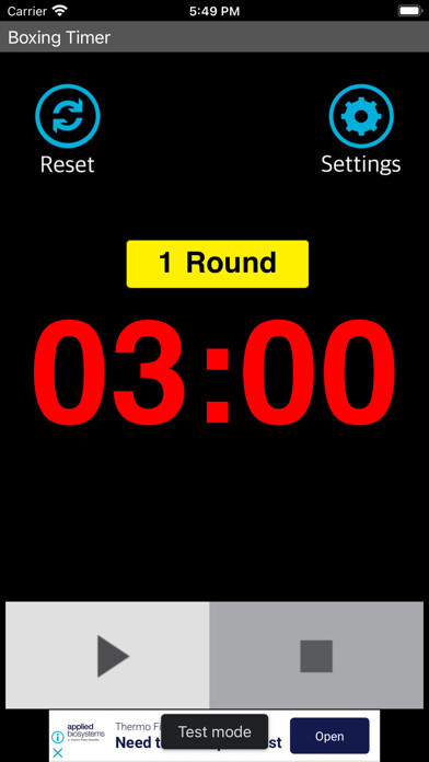 Emulate iPhone app Boxing Timer (Training Timer) using MyAndroid Emulate iPhone app Boxing Timer (Training Timer) using MyAndroid