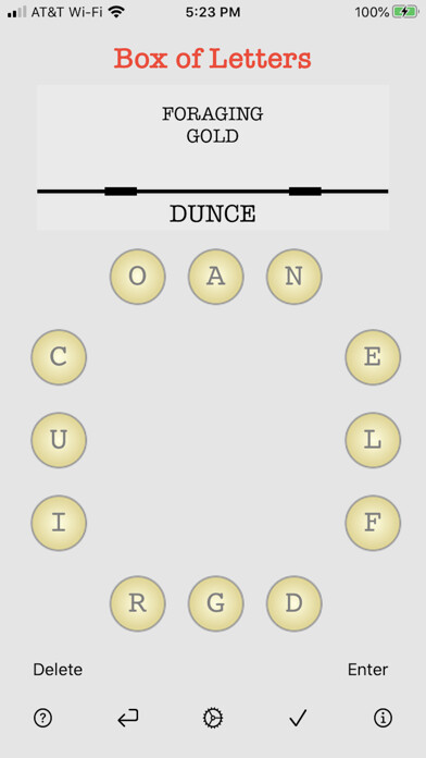 Emulate iPhone app Box of Letters using MyAndroid Emulate iPhone app Box of Letters using MyAndroid