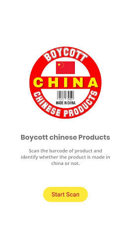 Run android online APK Boycott China - chinese product scanning from MyAndroid or emulate Boycott China - chinese product scanning using MyAndroid