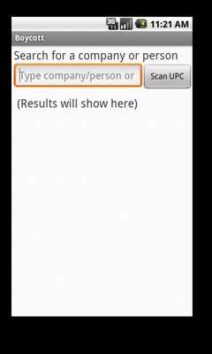 Emulate Android APK Boycott