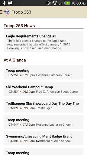 Emulate Android APK Boy Scout Troop 263