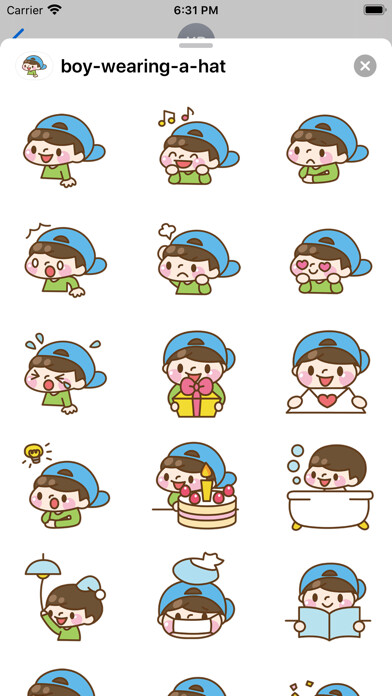 Emulate iPhone app boy wearing a hat using MyAndroid Emulate iPhone app boy wearing a hat using MyAndroid