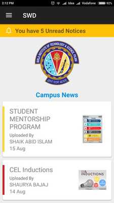 Emulate Android APK BPHC Student Companion