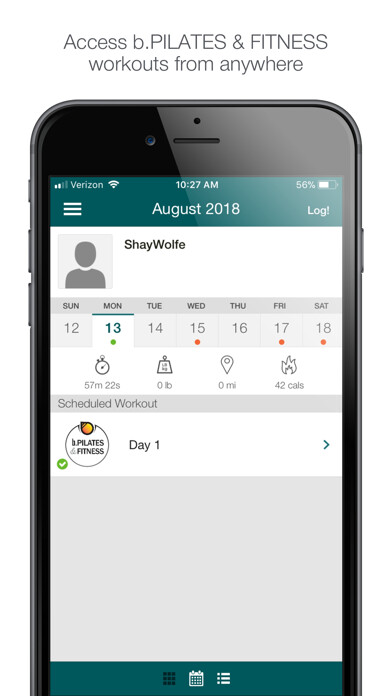 Emulate iPhone app b.PILATES & FITNESS using MyAndroid Emulate iPhone app b.PILATES & FITNESS using MyAndroid