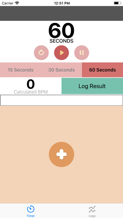 Emulate iPhone app BPM Counter and Tracker using MyAndroid