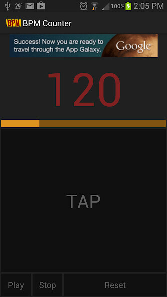 Emulate Android APK BPM Counter (Tempo Counter)