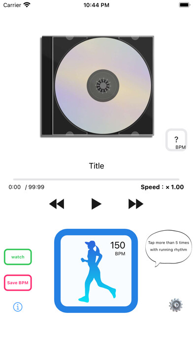 Emulate iPhone app BPM Running Player using MyAndroid Emulate iPhone app BPM Running Player using MyAndroid
