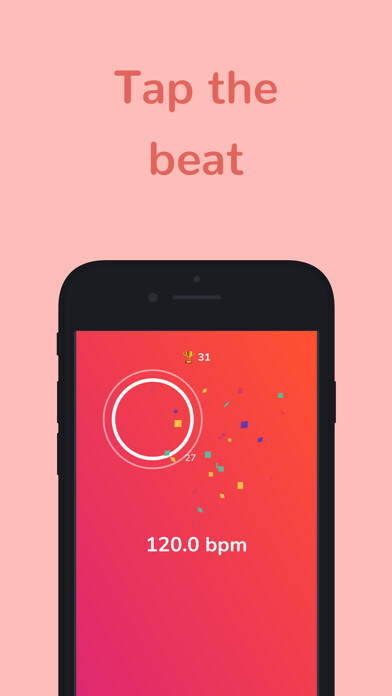 Emulate iPhone app bpm - Tap Tempo Counter + Game using MyAndroid Emulate iPhone app bpm - Tap Tempo Counter + Game using MyAndroid