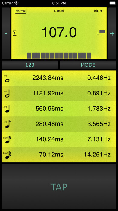 Emulate iPhone app BPM Tap Tempo using MyAndroid Emulate iPhone app BPM Tap Tempo using MyAndroid