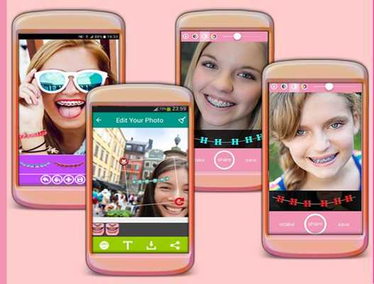 Emulate Android APK Braces Teeth Booth Selfie real