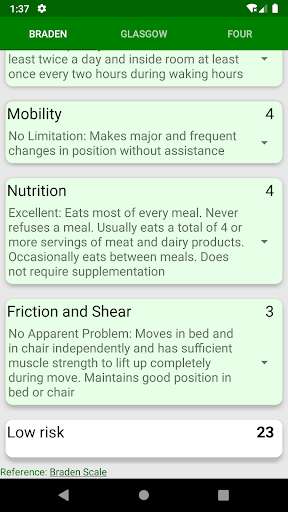 Run android online APK Braden - Glasgow - FOUR - RASS from MyAndroid or emulate Braden - Glasgow - FOUR - RASS using MyAndroid