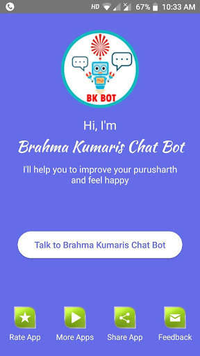 Emulate Android APK Brahma Kumaris Chat Bot