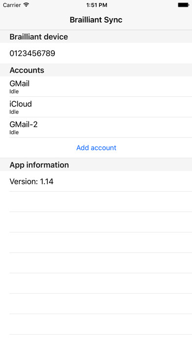 Emulate iPhone app Brailliant Sync using MyAndroid Emulate iPhone app Brailliant Sync using MyAndroid