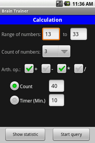 Run android online APK Brain and Memory Trainer from MyAndroid or emulate Brain and Memory Trainer using MyAndroid
